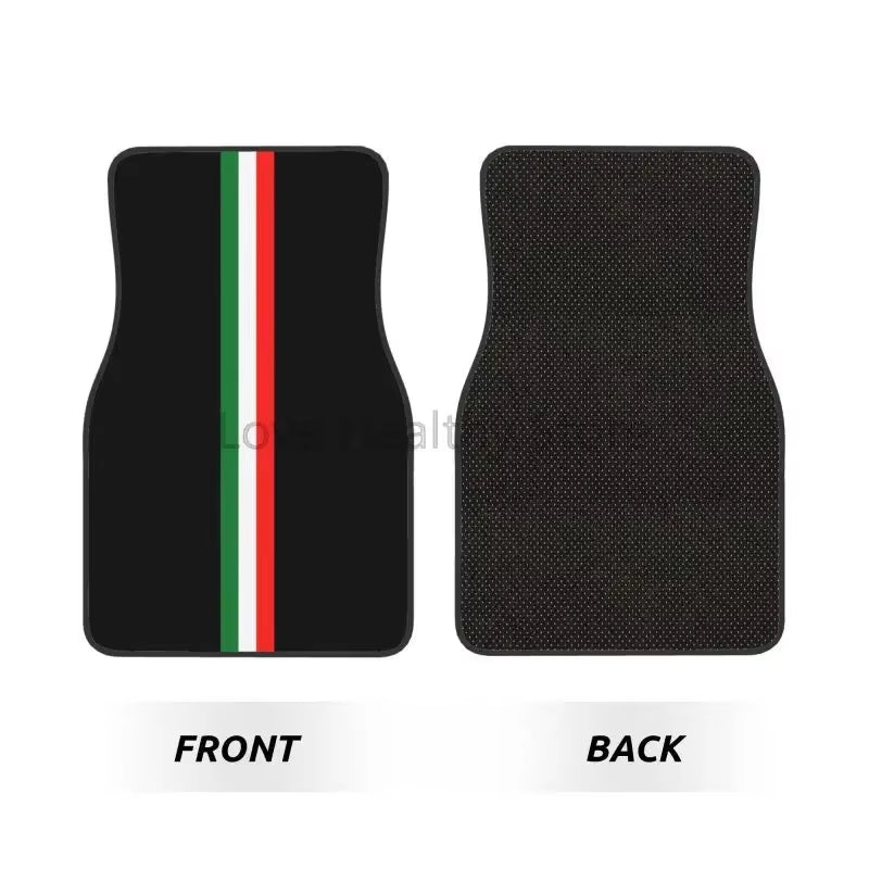 Tapis de sol universels drapeau Italie – 4 pièces antidérapantes