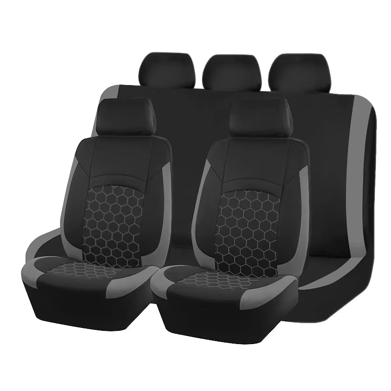 Housses de siège voiture – Respirantes, durables et confortables – Tissu doux– Utilisation toutes saisons