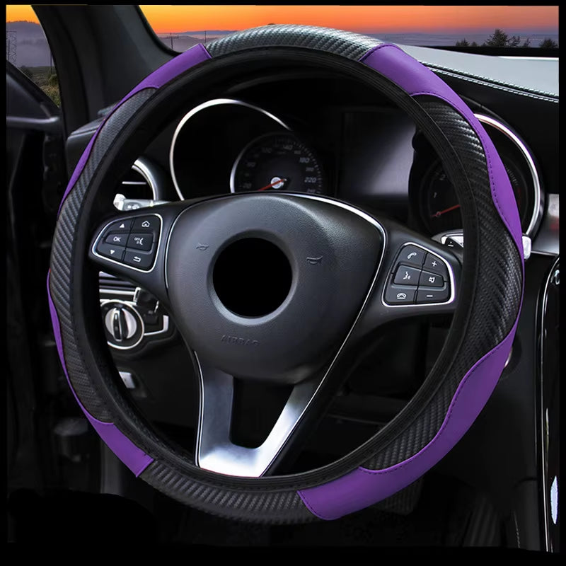 Couvre-volant carbone premium antidérapant