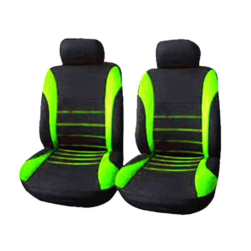 Housses de siège voiture universelles en polyester – Lot de 2, 4 ou 9 pièces – Confort toutes saisons – Pour sièges avant et arrière