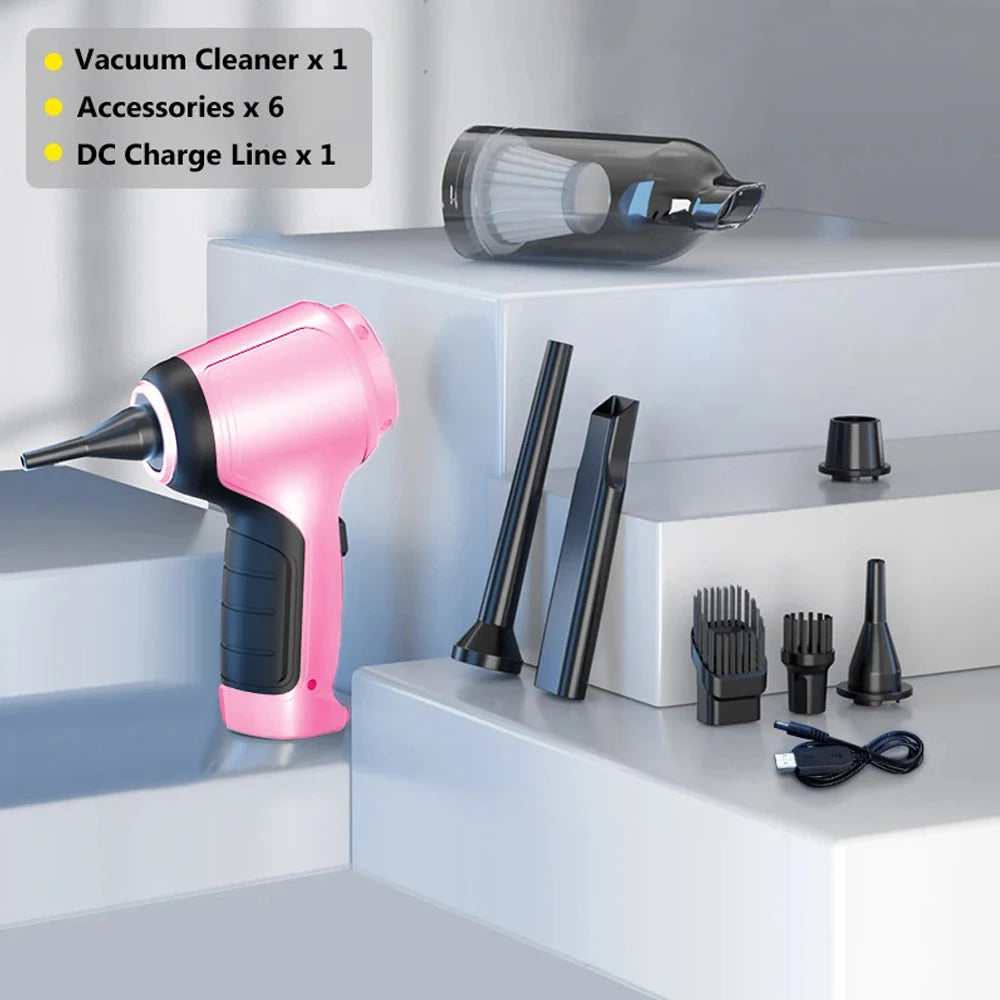 Aspirateur voiture sans fil puissant (sec & humide)