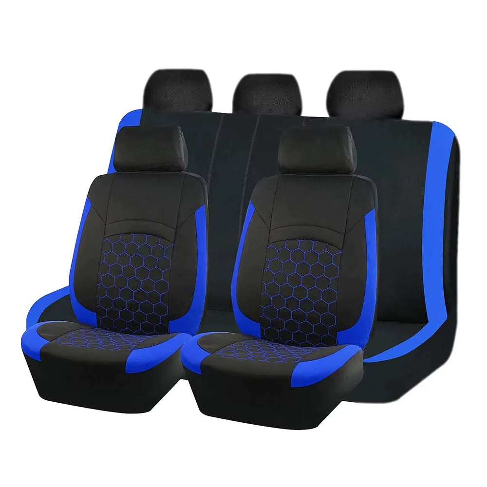 Housses de siège voiture – Respirantes, durables et confortables – Tissu doux– Utilisation toutes saisons