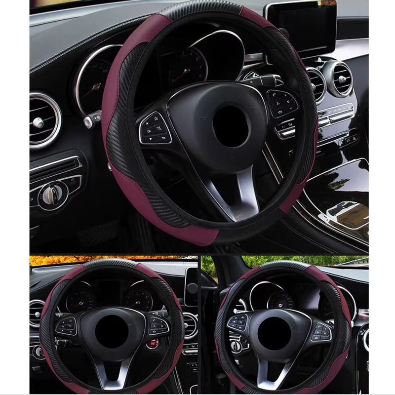 Couvre-volant carbone premium antidérapant