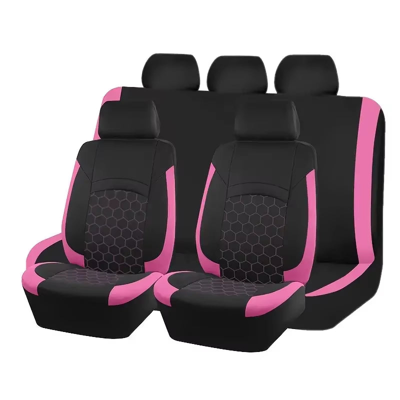 Housses de siège voiture – Respirantes, durables et confortables – Tissu doux– Utilisation toutes saisons