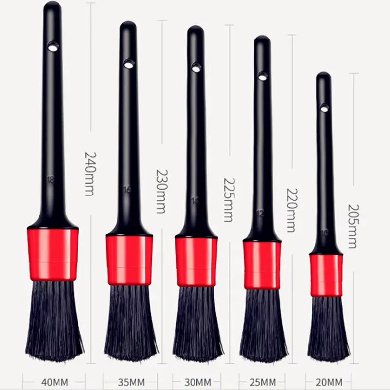 Kit brosses detailing voiture (1/5 pièces)