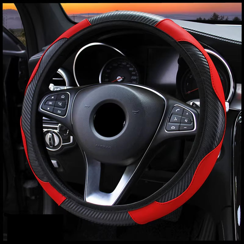 Couvre-volant carbone premium antidérapant