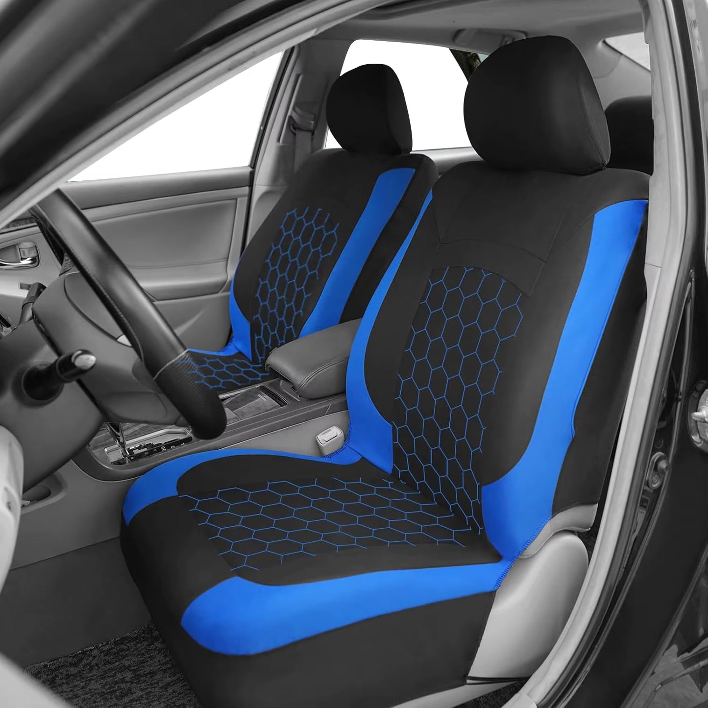 Housses de siège voiture – Respirantes, durables et confortables – Tissu doux– Utilisation toutes saisons