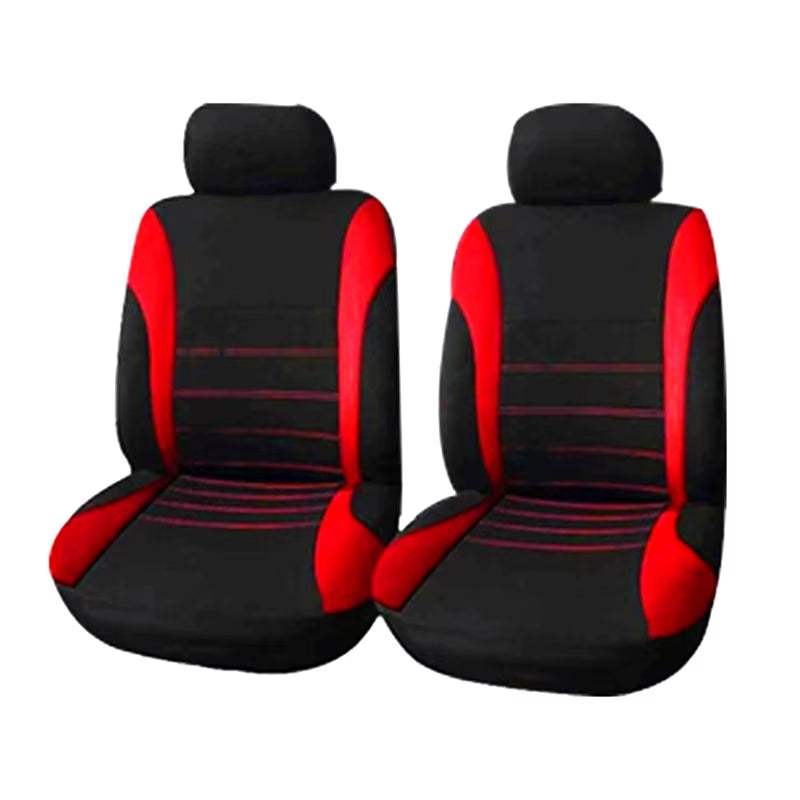 Housses de siège voiture universelles en polyester – Lot de 2, 4 ou 9 pièces – Confort toutes saisons – Pour sièges avant et arrière