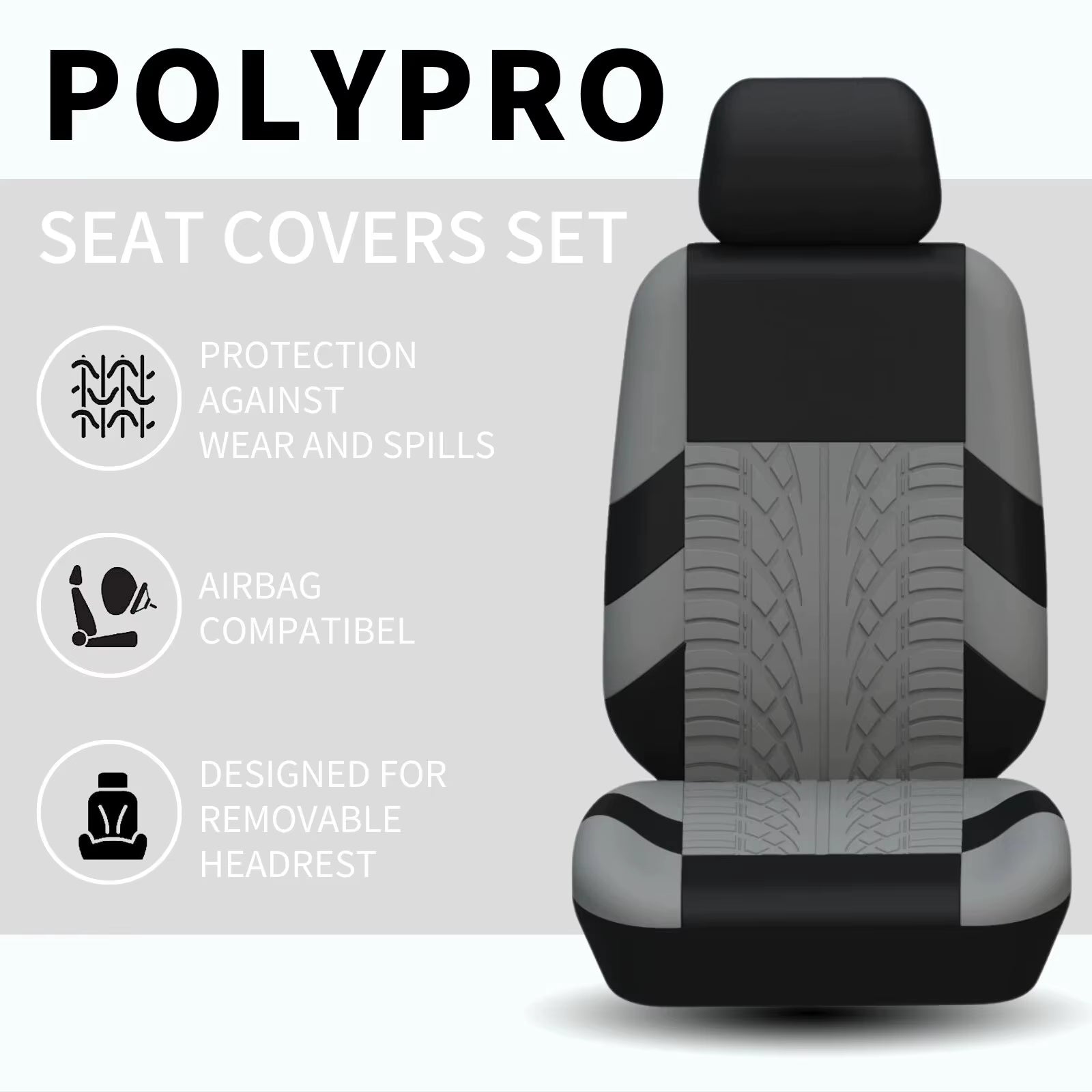 Housses de sièges voiture universelles – Confort, protection et installation facile