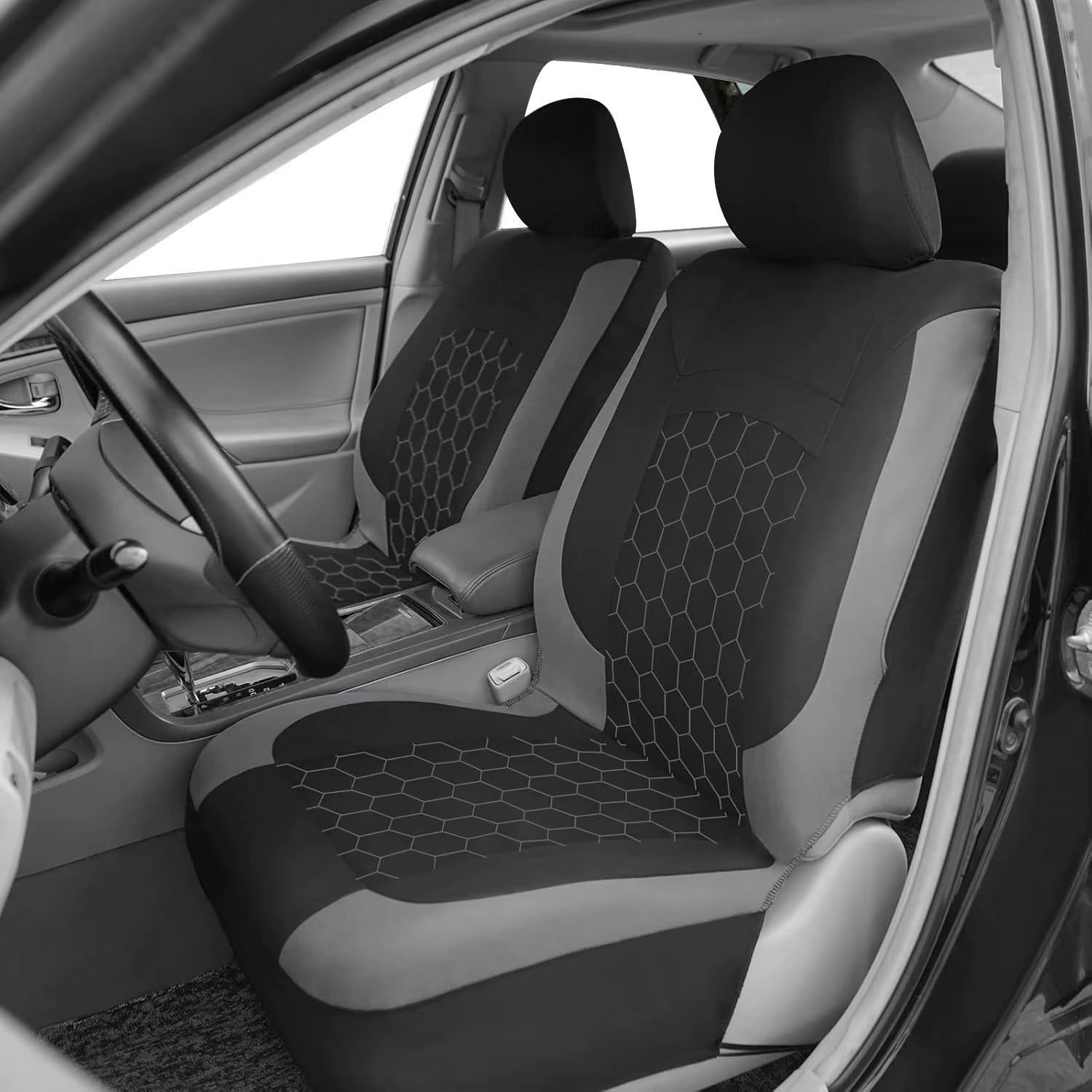 Housses de siège voiture – Respirantes, durables et confortables – Tissu doux– Utilisation toutes saisons