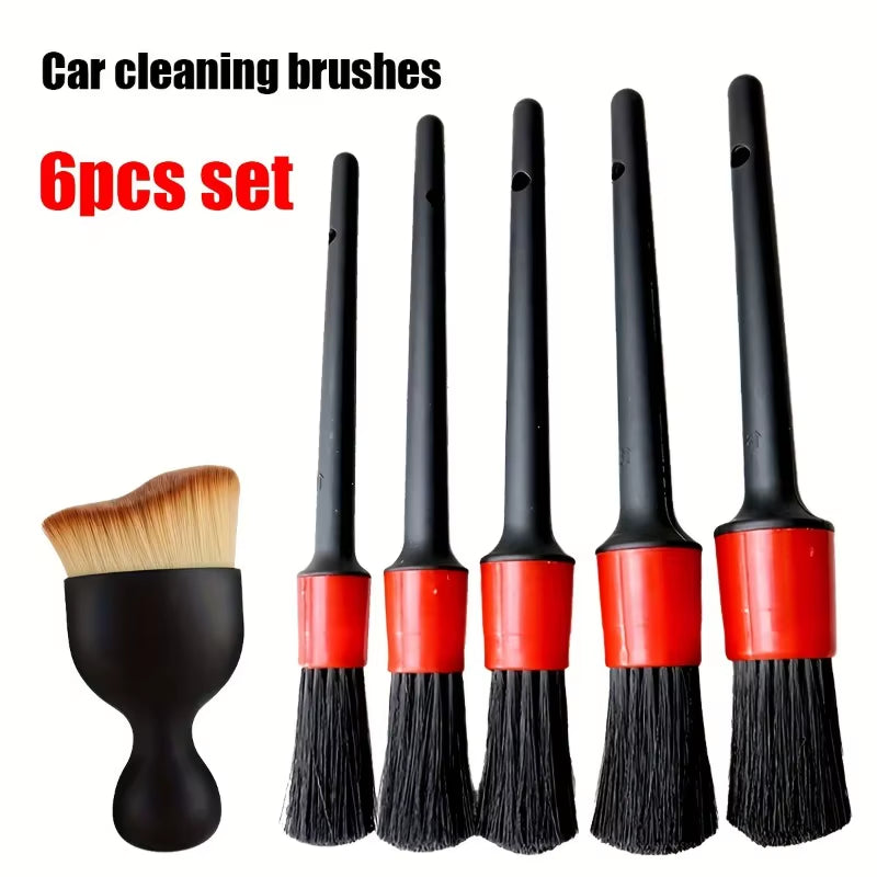 Kit brosses detailing voiture (6 pièces)